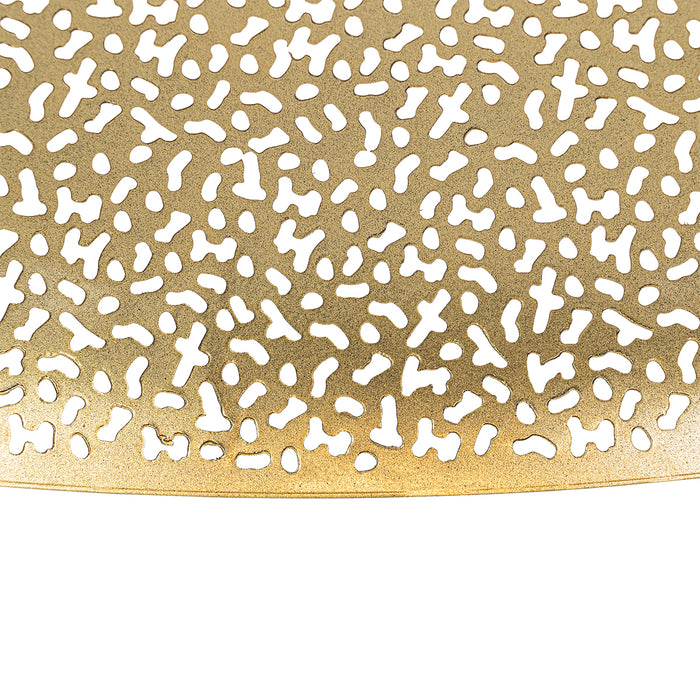 QAZQA Oosterse hanglamp zwart met goud 60 cm - Japke