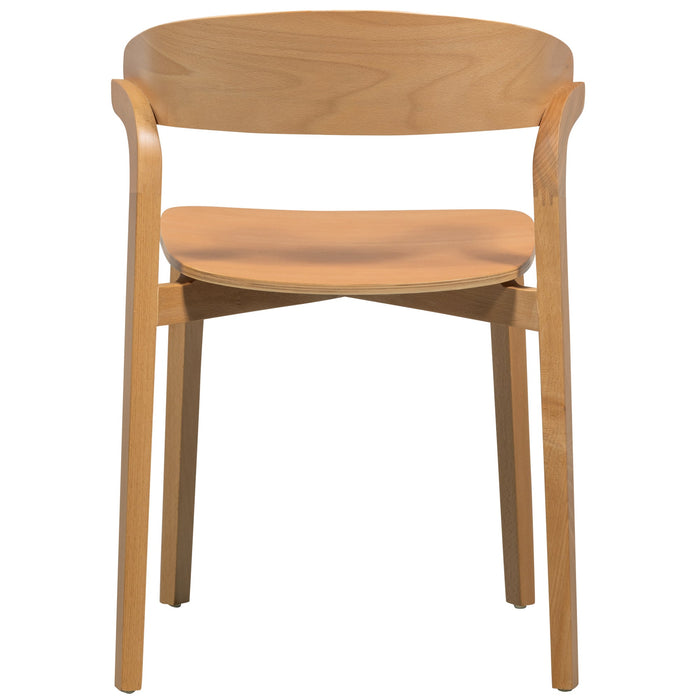 WOOOD Cras Eetkamerstoelen - Naturel - Set van 2