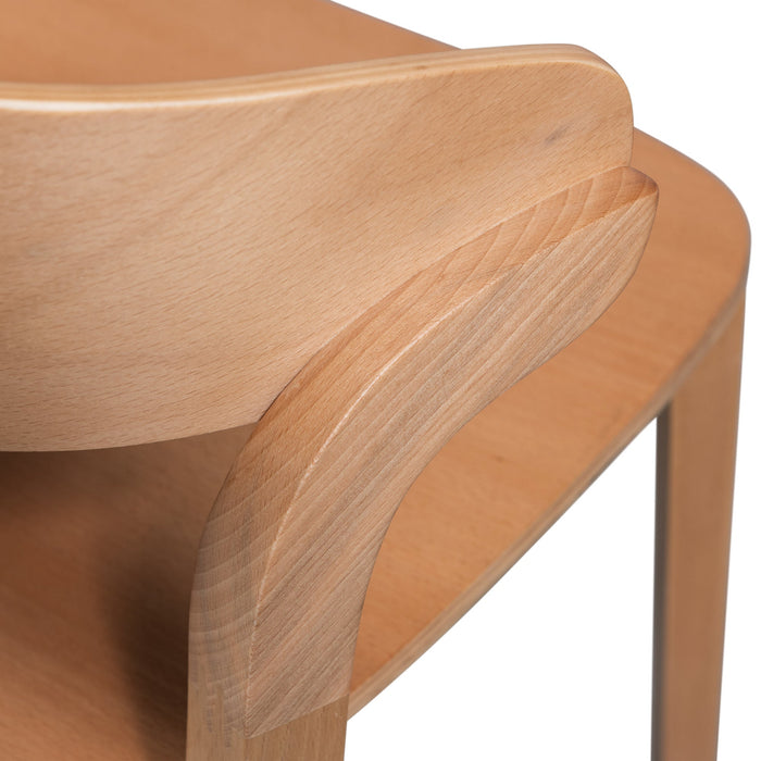 WOOOD Cras Eetkamerstoelen - Naturel - Set van 2