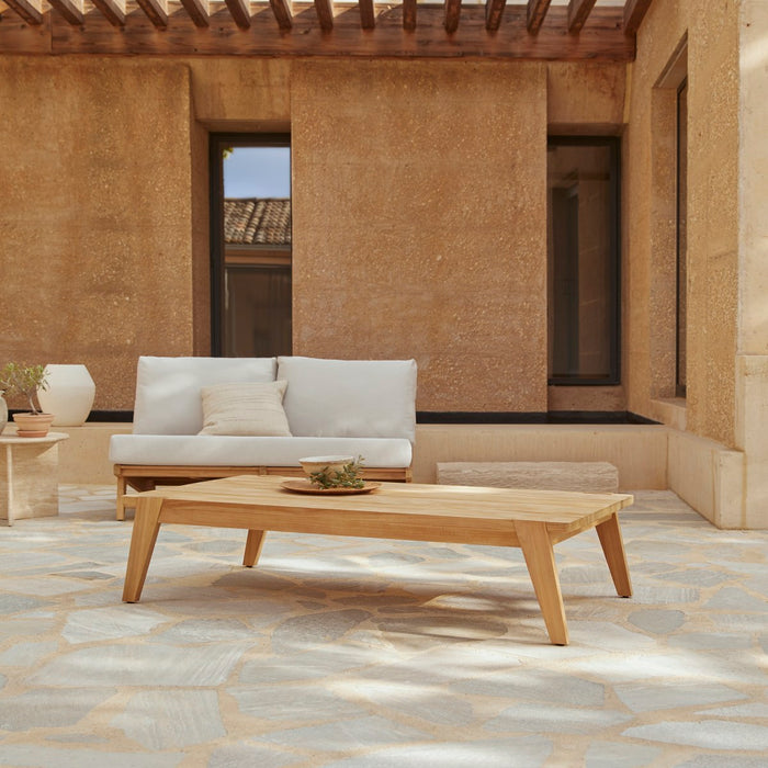 Tikamoon - Lage tuintafel Olia van teakhout