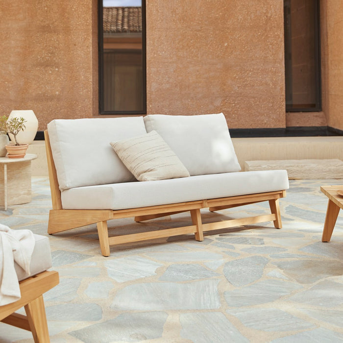 Tikamoon - 2-zitstuinbankje Olia van teakhout