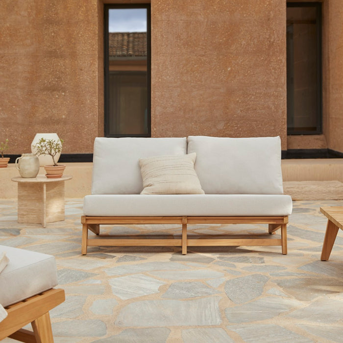 Tikamoon - 2-zitstuinbankje Olia van teakhout