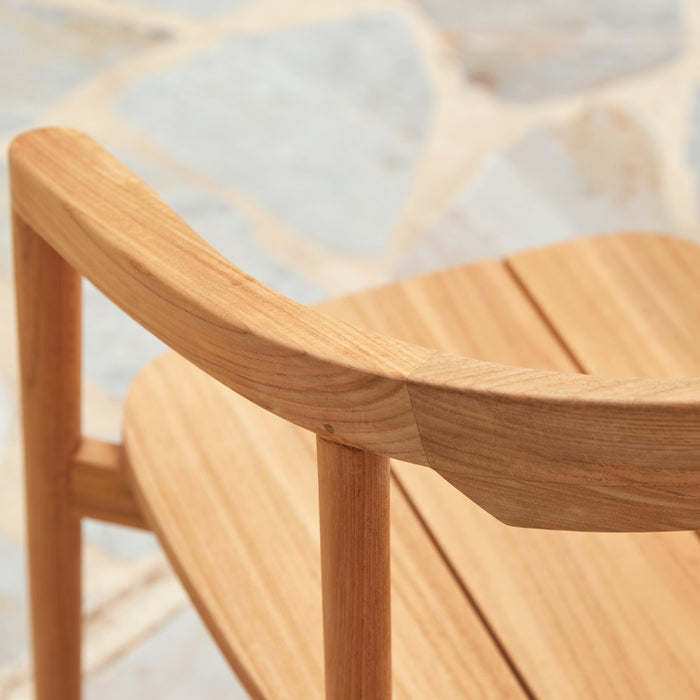 Tikamoon - Francia - Massief teak tuinstoel