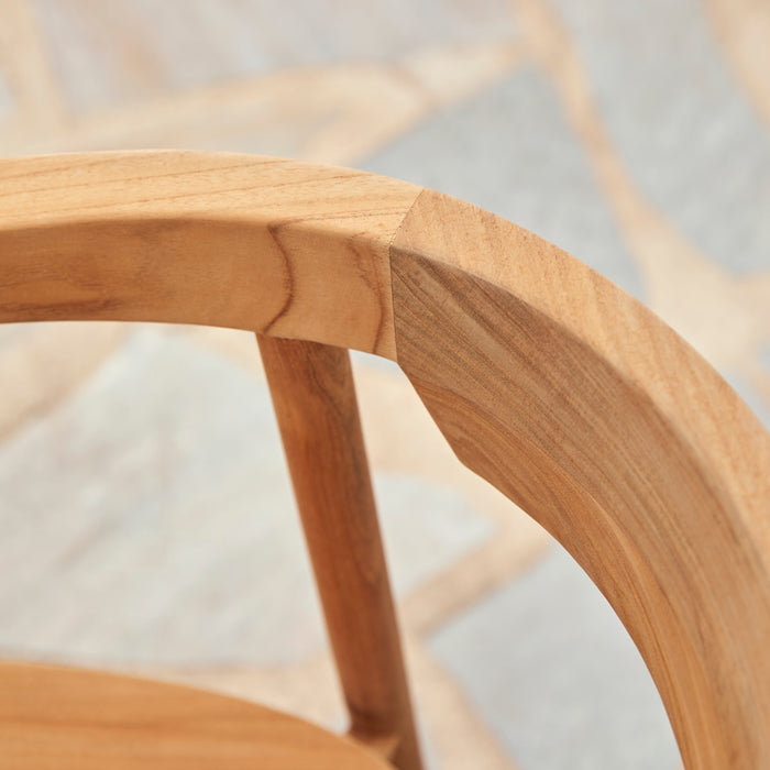 Tikamoon - Francia - Massief teak tuinstoel