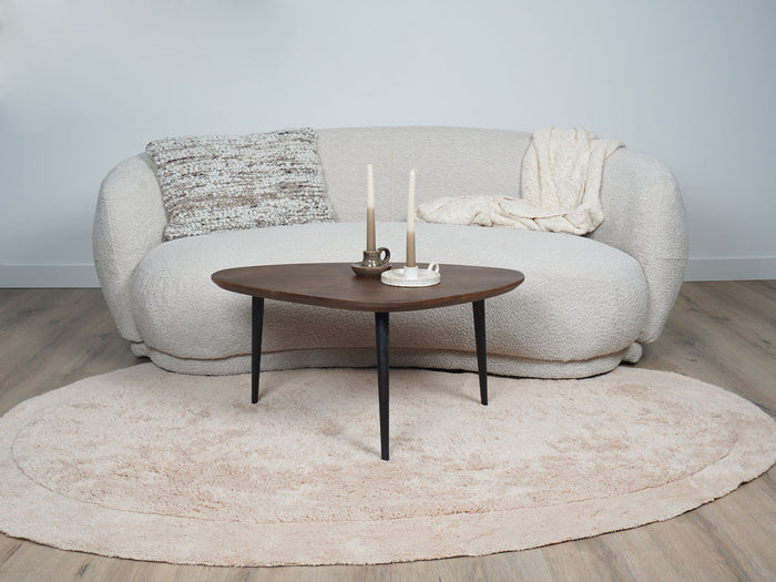 Veer Carpets - Wasbaar Vloerkleed Bodi - Beige 140 x 200 cm