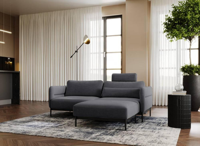 NADUVI Collection 3-zitsbank Selene met poef