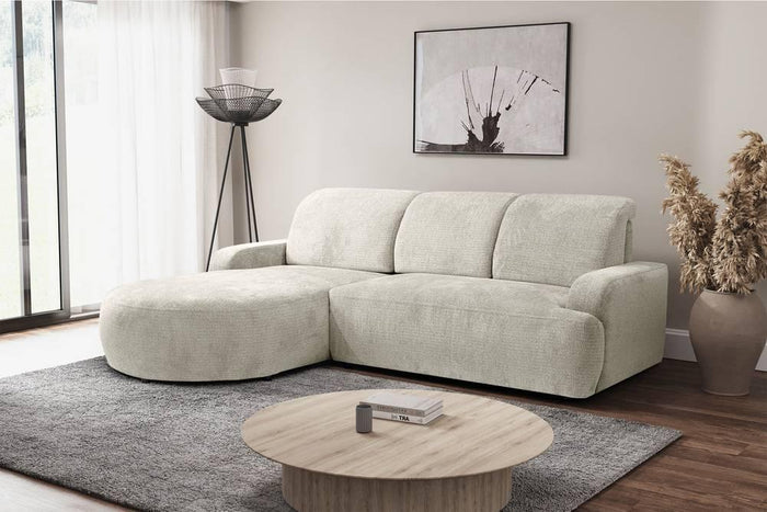 NADUVI Collection Hoekbank Alma links met slaapfunctie