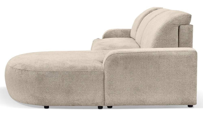 NADUVI Collection Hoekbank Alma rechts met slaapfunctie