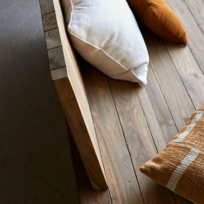 Tikamoon - Joaquin - Bankje van massief gerecycled teakhout