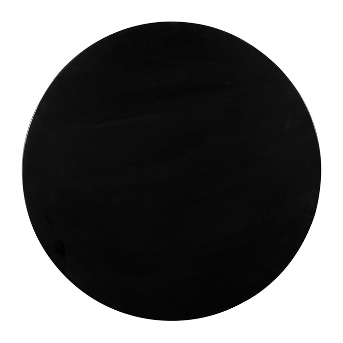 Lewis & Loft Salontafel Levi - FSC® mangohout - Rond ⌀70 - Zwart