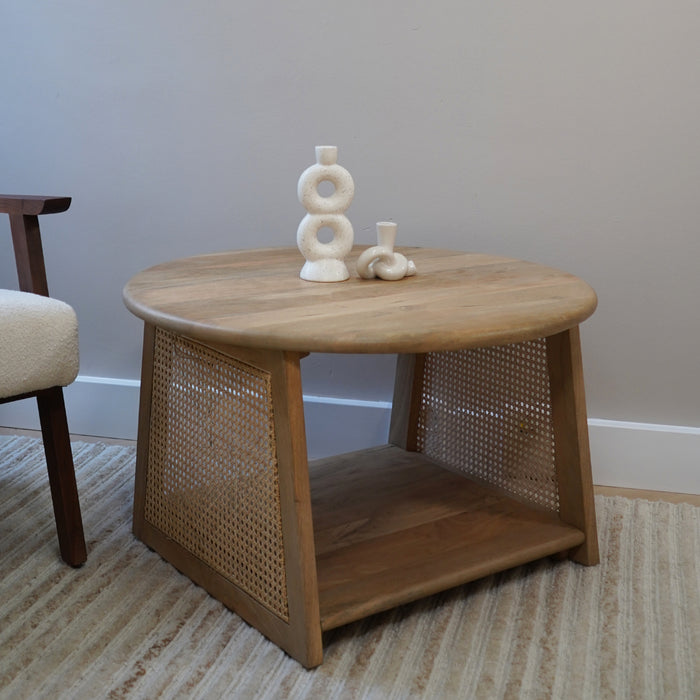 Lewis & Loft Salontafel Lene – Rotan – FSC® mangohout – Naturel