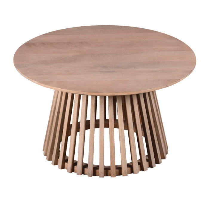 Lewis & Loft Salontafel Levi - FSC® mangohout - Rond ⌀70 - Naturel