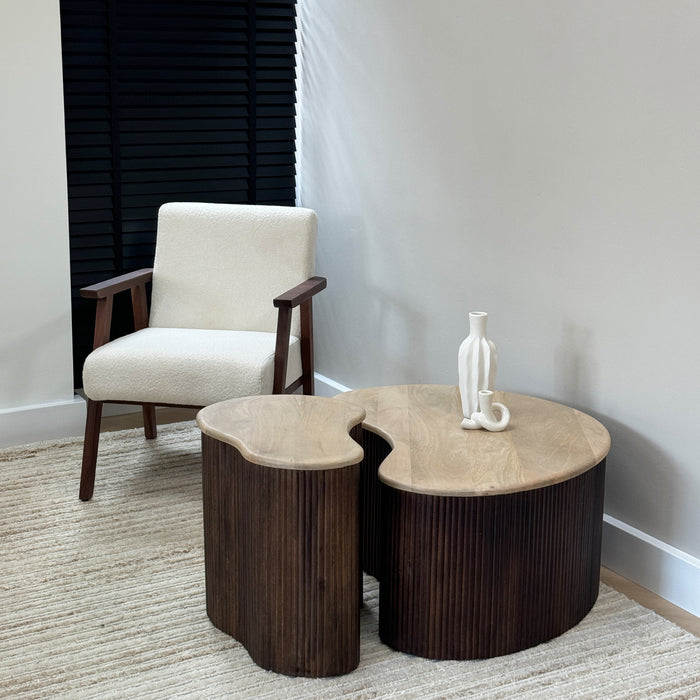 Lewis & Loft Salontafel Lena – Maat L – FSC® mangohout – Bruin