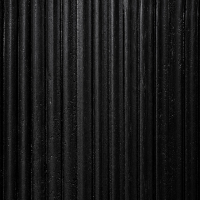 Lewis & Loft Bijzettafel Lonne - FSC® mangohout – Rond ⌀40 – Zwart