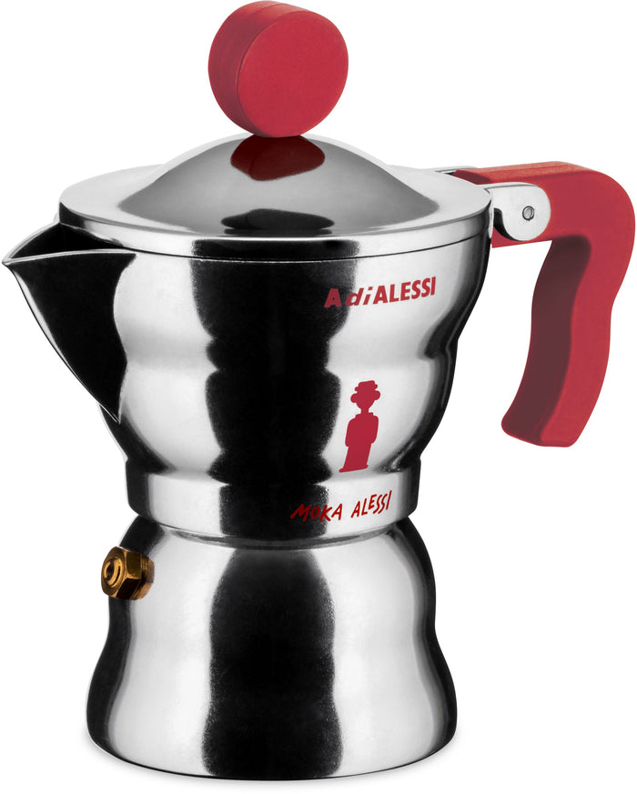 Alessi Percolator Moka - AAM33|1 R - 1 kops - door Alessandro Mendini