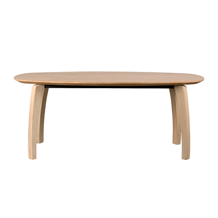 Lewis & Loft Eettafel Luna – Deens ovaal – 220 x 110 cm – Naturel