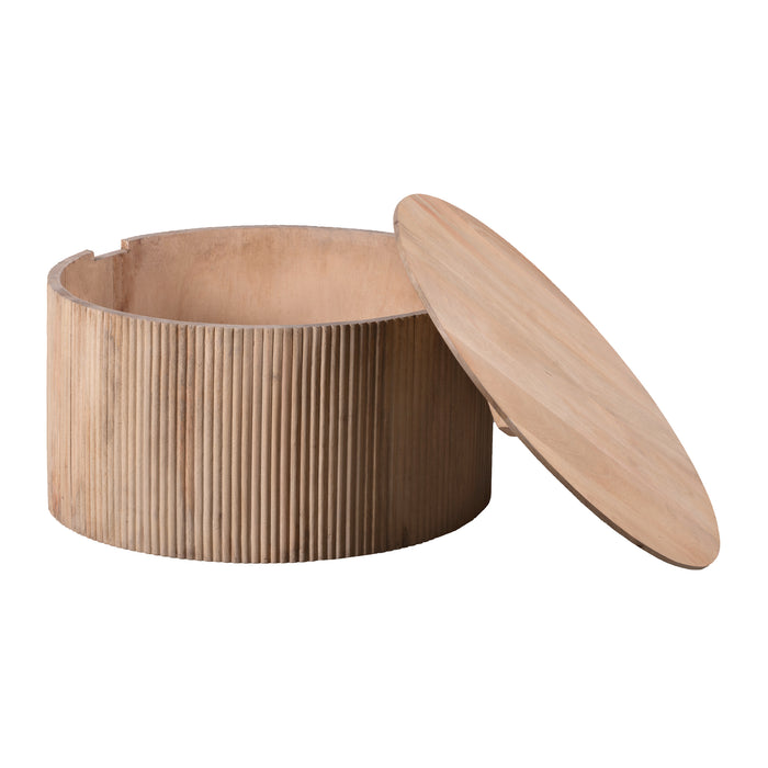 Lewis & Loft Salontafel Lonne - FSC® mangohout -Rond ⌀70cm - Naturel