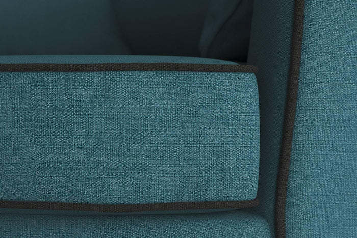 NADUVI Collection Fauteuil Vendôme linnen draaibaar met contrast