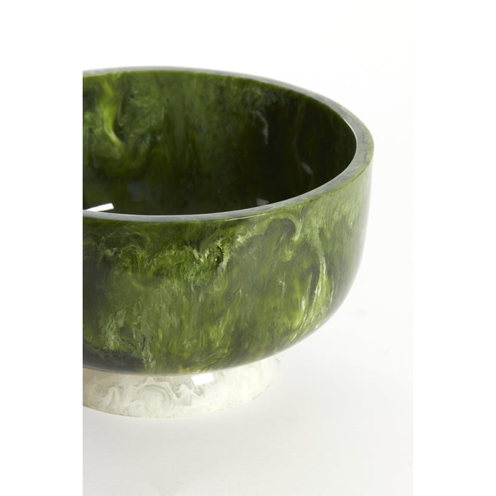 Light & Living Light&living Schaal Ø28x17 cm LEWOTOBI groen+wit