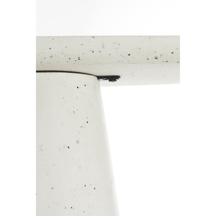 Light&living Side table 120x40x78 cm HAMURA terrazzo wit