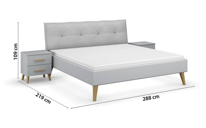 Goossens Basic Bedframe Skandi - 288 x - -