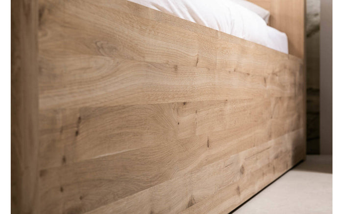 Goossens Bedframe Bibi - 140 x 210 - Eiken naturel - Hout