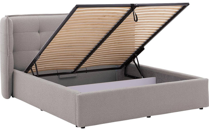 Goossens Gestoffeerd Bedframe Canon - 160 x 200 - Stof boucle