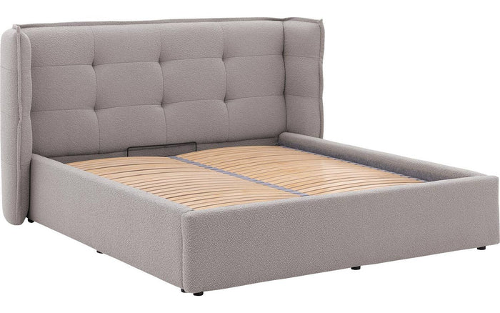 Goossens Gestoffeerd Bedframe Canon - 160 x 200 - Stof boucle