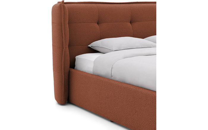 Goossens Gestoffeerd Bedframe Canon - 180 x 200 - Stof boucle