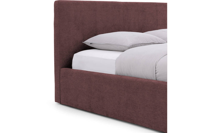 Goossens Bedframe Mysen Storage - 160 x 200 - Stof fijn geweven