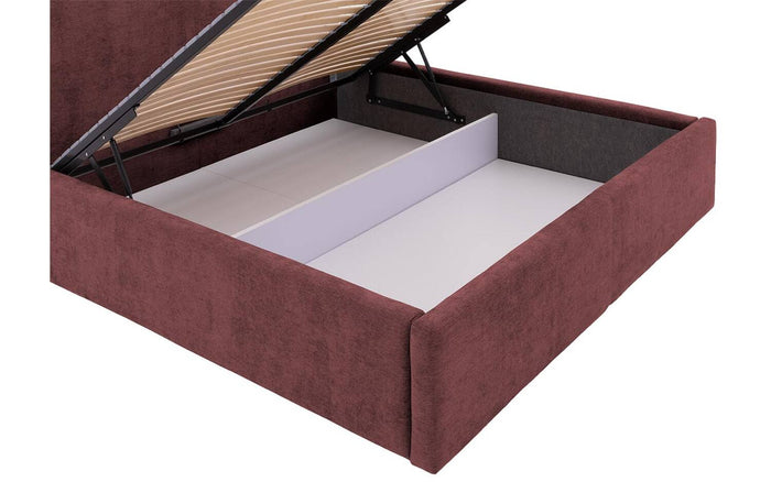 Goossens Bedframe Mysen Storage - 160 x 200 - Stof fijn geweven