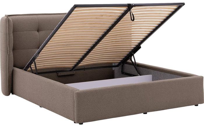 Goossens Gestoffeerd Bedframe Canon - 160 x 200 - Stof boucle