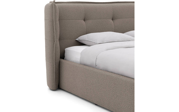 Goossens Gestoffeerd Bedframe Canon - 160 x 200 - Stof boucle