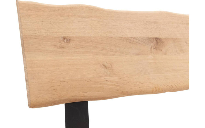 Goossens Bedframe Slade, Bedframe 160 x 220 cm hoofdbord organisch