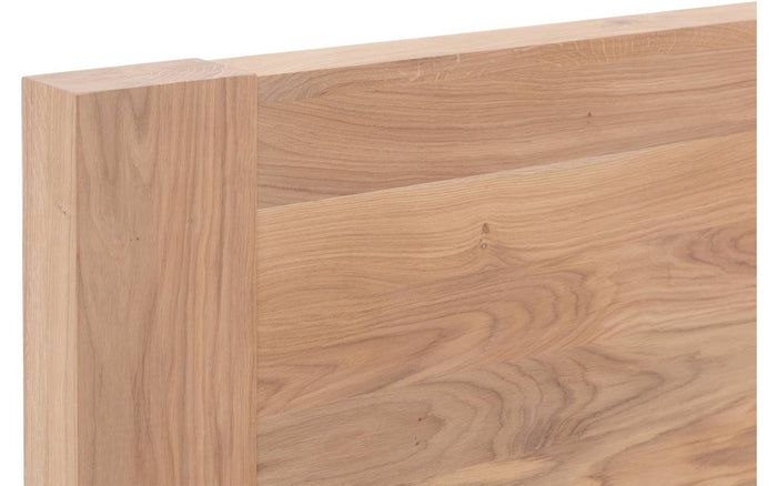 Goossens Bedframe Bibi - 180 x 210 - Eiken wit geolied - Hout