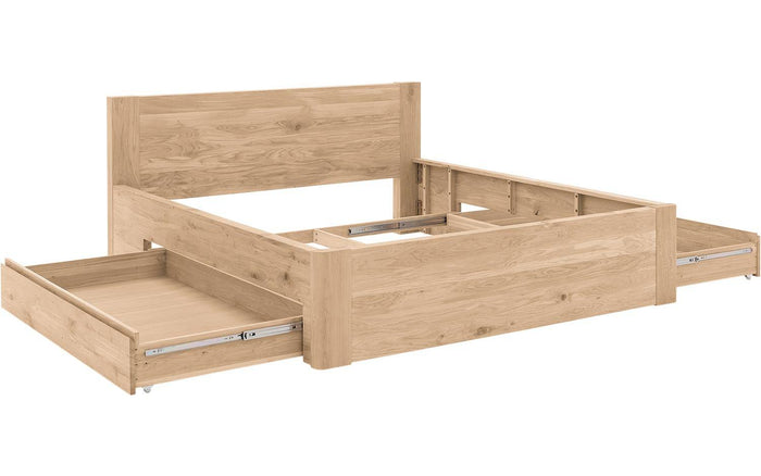 Goossens Bedframe Bibi - 180 x 200 - Eiken naturel - Hout