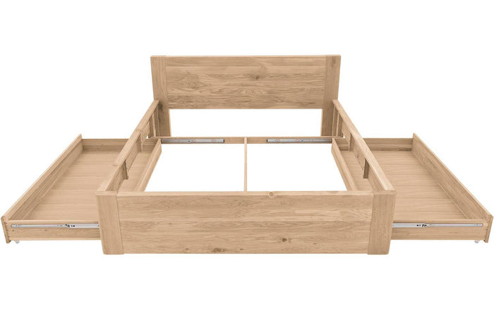 Goossens Bedframe Bibi - 180 x 200 - Eiken naturel - Hout