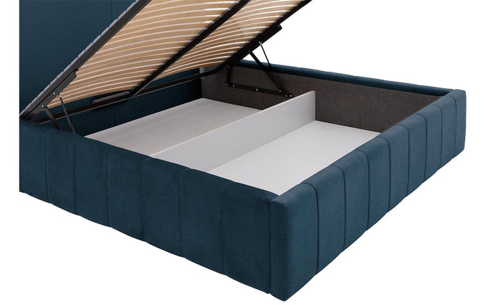 Goossens Bedframe Carte - 180 x 200 - Velours blauw|marine 13 -