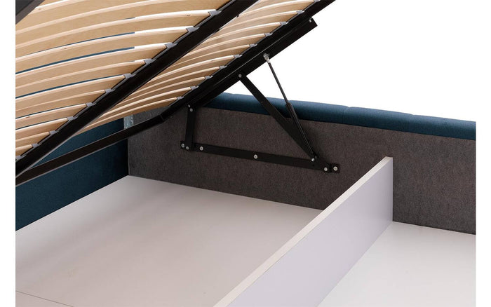 Goossens Bedframe Carte - 180 x 200 - Velours blauw|marine 13 -