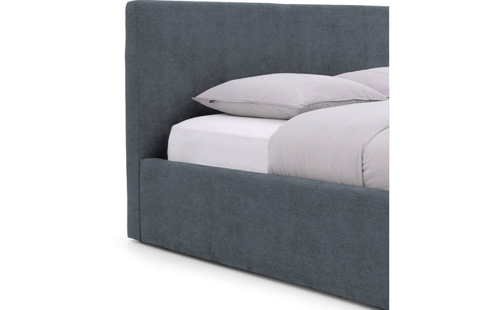 Goossens Bedframe Mysen Storage - 140 x 200 - Stof fijn geweven