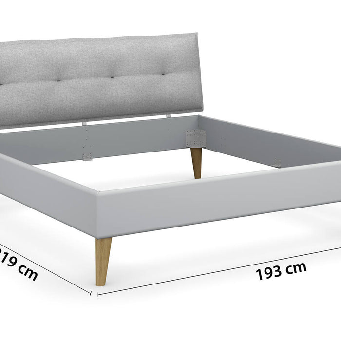 Goossens Basic Bedframe Skandi, 180 x 200 cm