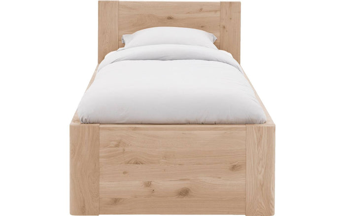 Goossens Bedframe Bibi - 90 x 200 - Eiken gelakt roomwit - Hout