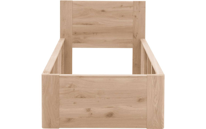 Goossens Bedframe Bibi - 90 x 200 - Eiken gelakt roomwit - Hout