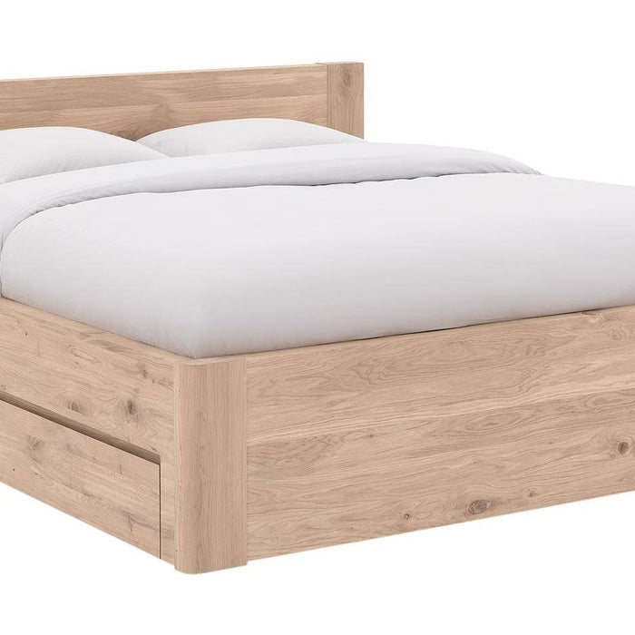 Goossens Bedframe Bibi - 160 x 200 - Eiken gelakt roomwit - Hout