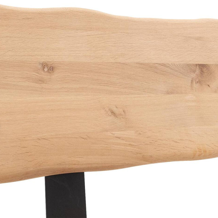 Goossens Bedframe Slade, Bedframe 160 x 210 cm hoofdbord organisch