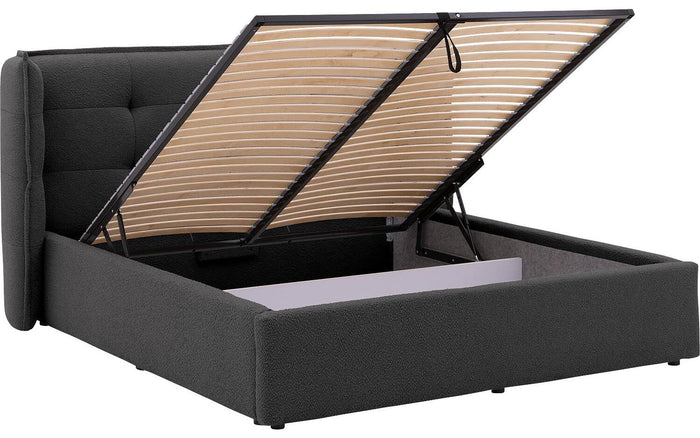 Goossens Gestoffeerd Bedframe Canon - 140 x 200 - Stof boucle