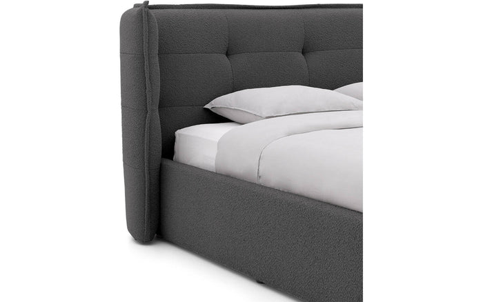 Goossens Gestoffeerd Bedframe Canon - 180 x 200 - Stof boucle
