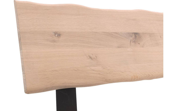 Goossens Bedframe Slade, Bedframe 160 x 210 cm hoofdbord organisch