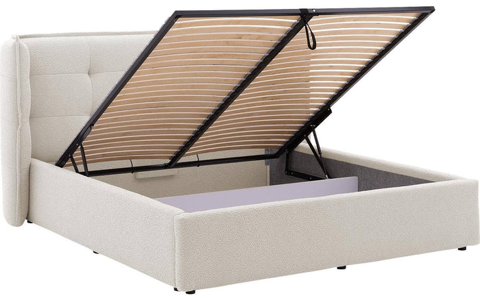 Goossens Gestoffeerd Bedframe Canon - 160 x 200 - Stof boucle
