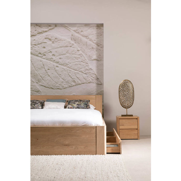 Goossens Bedframe Bibi - 160 x 200 - Eiken naturel - Hout